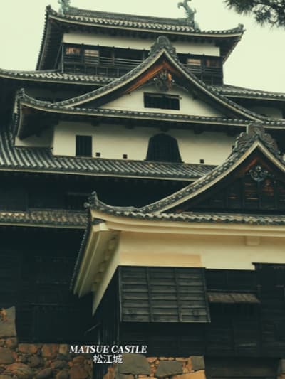 Matsue Castle (松江城, Matsuejō) | Shimane 📍Lâu đài Matsue (Báu vật quốc gia). 松江城. Di tích từ thời sa