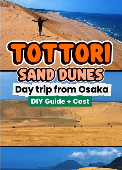Did you know Japan has a massive desert right next to the ocean? 🏜️🌊 Save this perfect DIY day tri