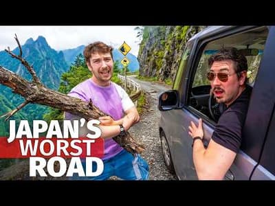 I Survived Japan's Most Dangerous Road ♨️ Ft. @CDawgVA
