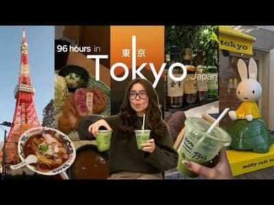 96 hours in Tokyo🗼🍵 LOTS of matcha, vintage shopping, sightseeing, good eats, 4 day itinerary ❀