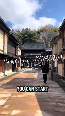 Don’t miss Kanazawa on your next Japan trip 🇯🇵✨ Wander through the charming Higashi Chaya District