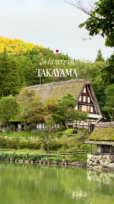 Takayama surprised us with its preserved history and mountain charm. 🇯🇵⛰️✨ #takayama #japantravel 