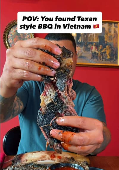 Texas BBQ in the Middle of Saigon The Pit Smoker specializes in Texas-style BBQ right here in Ho Chi