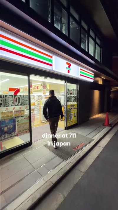 I love 711 date nights 🤍✨ #japantravel #japan #contentcreator #traveler #japanesefood
Tagged locati