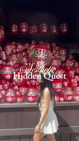 Skip the basic Osaka spots and do this real-life postcard hunting game quest instead ⛩️🗺️ The visua