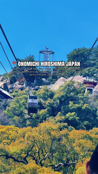 📍 Senkoji Park, Onomichi Japan 🇯🇵 One of the best spots in Hiroshima for panoramic city views, ch
