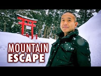 I Stayed at Japan's Hidden Mountain Temple ⛩️ Winter Road Trip