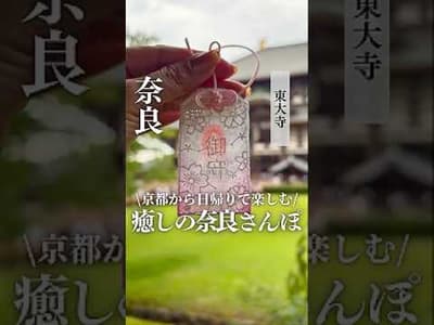 【奈良・東大寺】京都から日帰りで楽しむ　癒しの奈良さんぽ