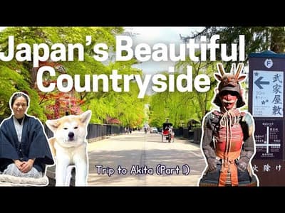 Kakunodate Samurai District 🇯🇵 Staying at a Farm House 🌾| Akita Prefecture