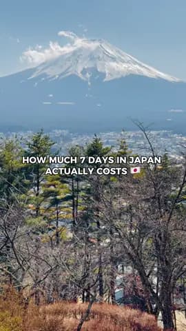 🇯🇵 How much does a week in Japan actually cost? 💴 It might be cheaper than you think! ✈️ #JapanTr