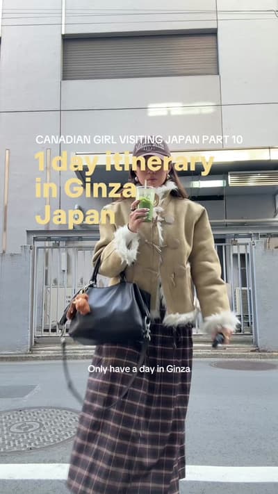 This is how we spent a day in Ginza and everywhere we went with timestamps and locations #tokyoshopp