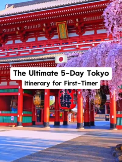 My perfect 5-day Tokyo itinerary with the perfect mix of iconic spots, shopping, food, and day trips