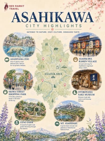 Planning a trip to Hokkaido? Add Asahikawa to your Japan itinerary! From the famous Asahiyama Zoo to