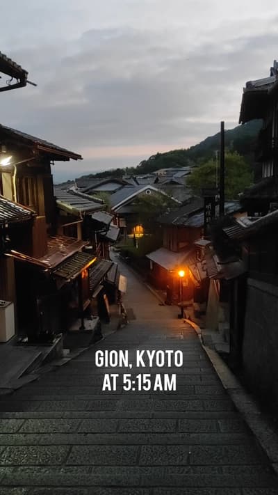 Morning walk in Gion, Kyoto #kyoto #japan