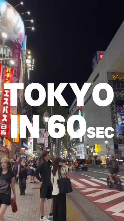 Tokyo in 60sec. Great places to experience in Tokyo#CapCut #japan #japantravel #japantraveltips #jap