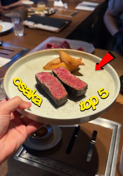 5 Must Eat Spots in Osaka!👇🏼🇯🇵 HM: 📍Maguroya Kurogin: one of the best tuna experiences in Osaka
