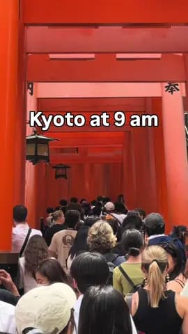 📌Save this post for your next visit to Kyoto 💯💯 🦊 How to Avoid Crowds at Fushimi Inari Shrine • 