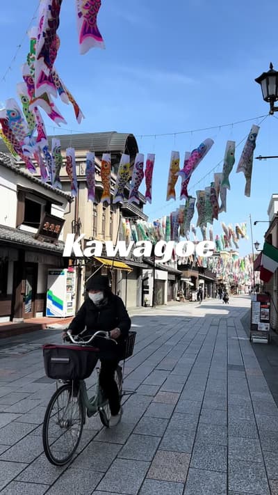 Kawagoe 🇯🇵✨ Stepping into Japan’s “Little Edo” 🏯🎎 Traditional streets, beautiful old-town vibes,