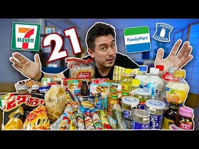 21 Must Try Japanese CONVENIENCE Store Foods & Drinks