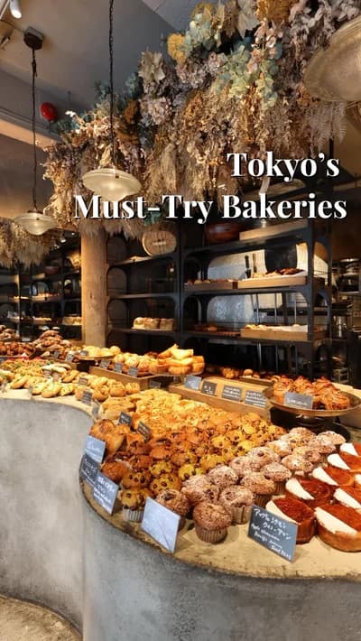 5 Top Bakeries in Tokyo not to miss! 🇯🇵🥐
🍞 @amam_dacotan_omotesando – any bread here is perfecti
