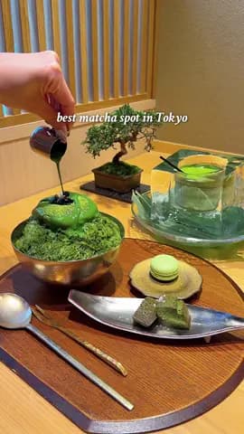 Must visit matcha spot in Tokyo! There’s a reason why so many celebrities love this dessert spot. Gi