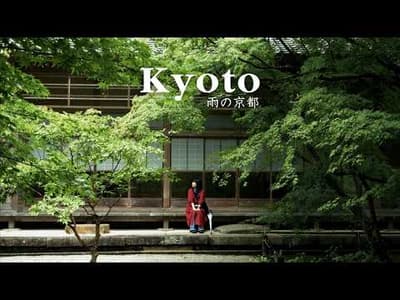 Kyoto in the rain 🌧️ temples, mossy gardens, hidden forest & cozy tea houses