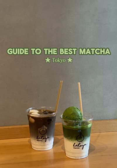 Guide to the best matcha in Tokyo🍵 have you tried any of these?? #japan #tokyomatcha #review #mustt