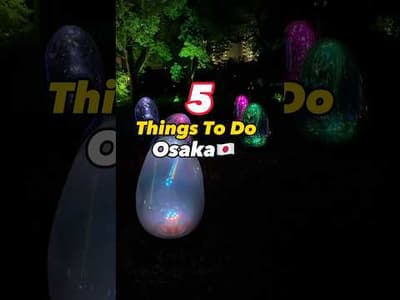 First Time in Osaka?! 5 Essential Things to do in OSAKA Japan🇯🇵 #thingstodo #japantravel