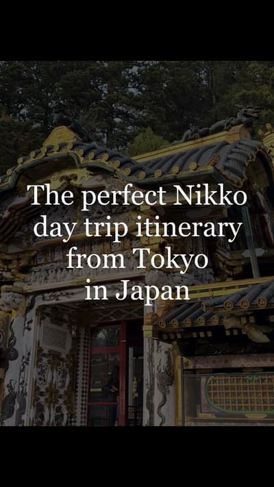 Here’s the perfect itinerary for a day trip from Tokyo to Nikko, Japan! 🚆Board the SpaciaX Train @1
