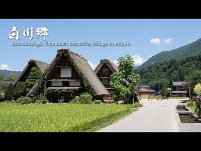 Shirakawa-go, The Most Beautiful Village in Japan | 4K