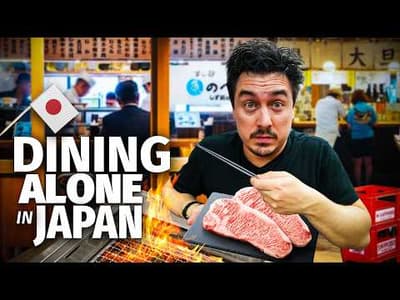 I Spent a Day Dining Alone in Tokyo