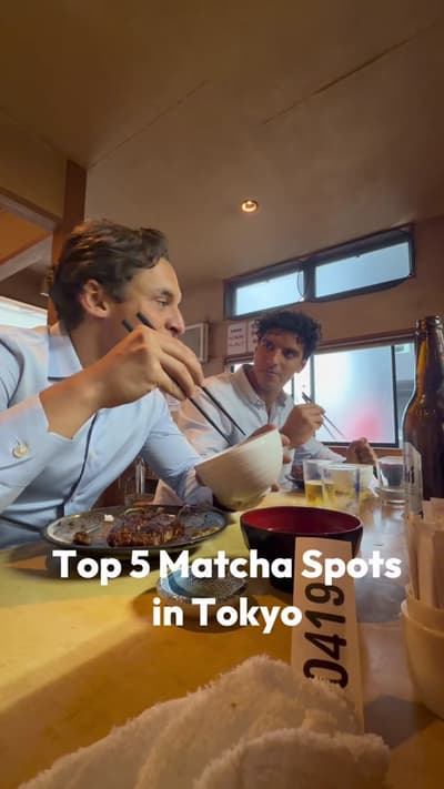 Top 5 Matcha Spots in Tokyo #japan #matcha #tokyo