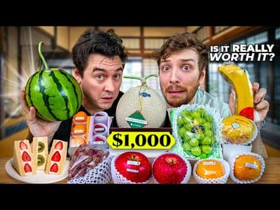 I Tried Japan's Insanely Expensive Fruit 🇯🇵 Feat. @CDawgVA​