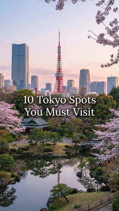 Planning a trip to Tokyo but not sure where to start? 🗼 Here are 10 spots you absolutely can’t miss