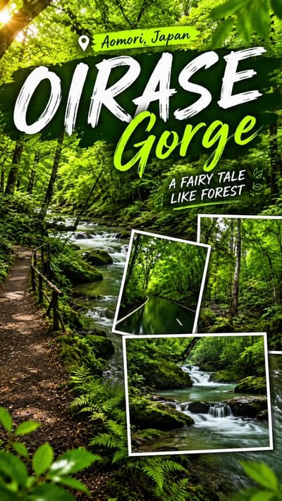 🌿 Oirase Gorge | One of Japan’s Most Beautiful Nature Walks 🇯🇵 Discover the breathtaking beauty o