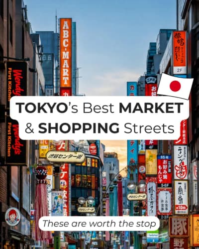 Not all shopping in Tokyo is luxury malls and crowded crossings. Some streets feel frozen in old Jap