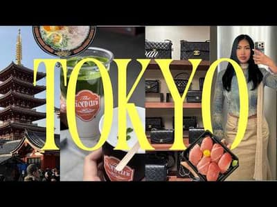 TRAVEL VLOG // TOKYO, JAPAN (Good Eats, Mt Fuji, Tsujiki Market, Buying My First Chanel in Harajuku)
