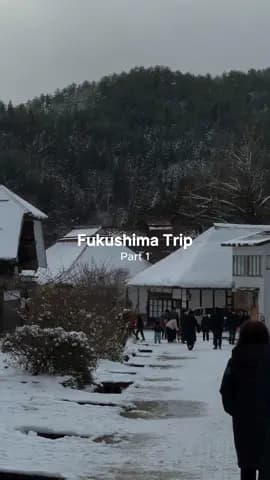 Opsi lain kalau bosen ke Shirakawago! Ouchi-juku village di Fukushima! 🤩🏠☃️ #jepang #fyp #japan #j