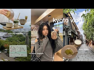 2 days in KYOTO 🍡 best restaurants, japan travel guide, nishiki food market, nara park