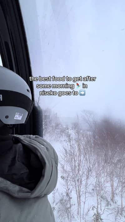 best lunch after some morning ⛷️🎿 in niseko #japan #fyp #travel #ski #niseko
Tagged location: Nisek