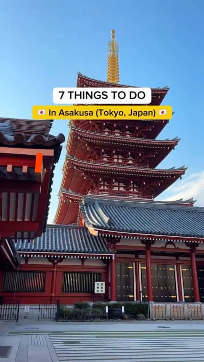 7 Things to do in Asakusa (Tokyo, Japan) 🇯🇵 ‼️Get up to 10% off Japan activities on Klook.com with