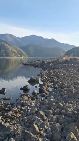 I spent a month roadtripping Japan and the lake view in front of the michi no eki in kawaguchiko is 