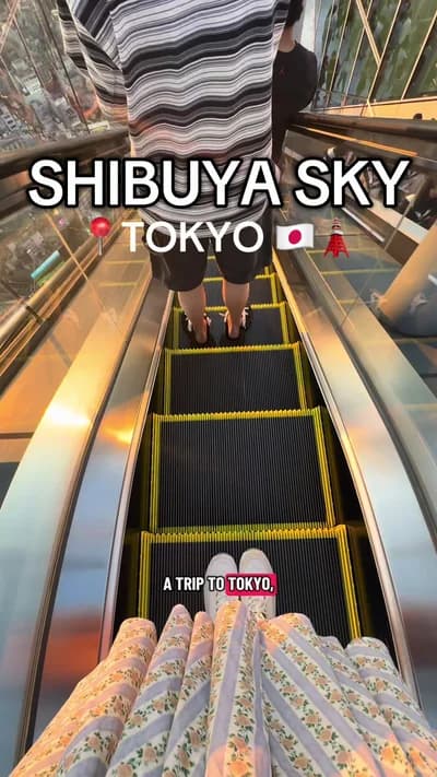 🌆 Golden Hour, Sunset & Tokyo Lights: Why Shibuya Sky Is a Must-Do ✨ Highlights from our visit: • B