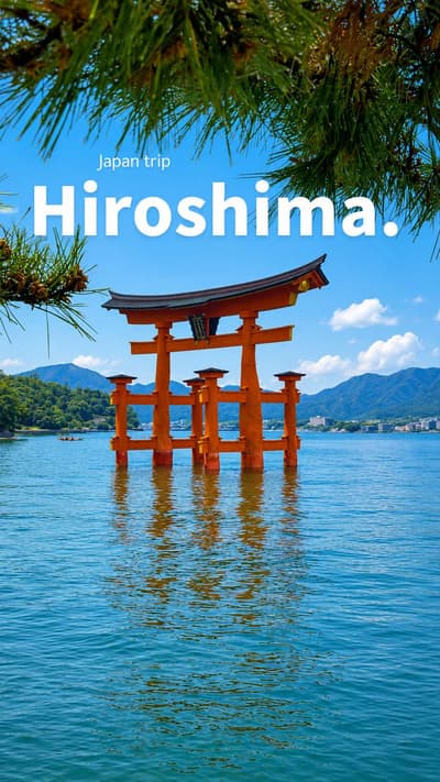 🇯🇵 Skip the crowds in Kyoto and discover the magical charm of HIROSHIMA & MIYAJIMA✨ Kyoto is beaut