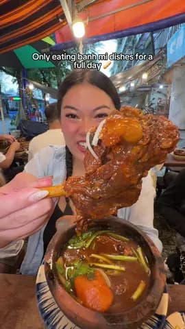 Only eating banh mi dishes for a full day (not just pork rolls) 🥖🔥 Locations in Ho Chi Minh City, 