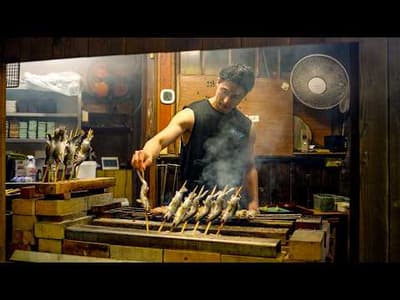 涼を求めて連日行列！ヤマメや地鶏の串焼き地鶏ごはんや山菜おこわにそうめんと甘味で賑わう秘境レストラン Traditional Riverside Restaurant Fukuoka, Japan