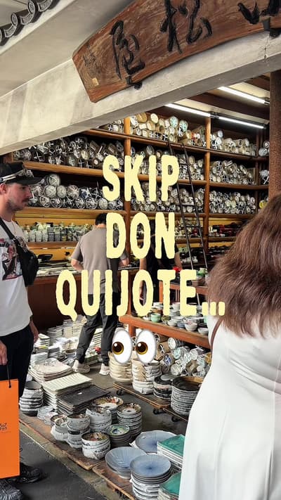 Skip Don Quijote and shop at Kappabashi Kitchenware Town instead. 🇯🇵✨ From affordable matcha bowls