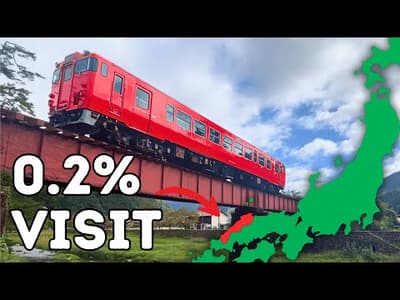 Taking the Train to Japan's LEAST POPULAR Prefecture