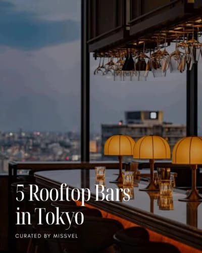 5 rooftop bars in Tokyo worth every yen that you cannot miss ✨ A vibrant city best enjoyed from abov