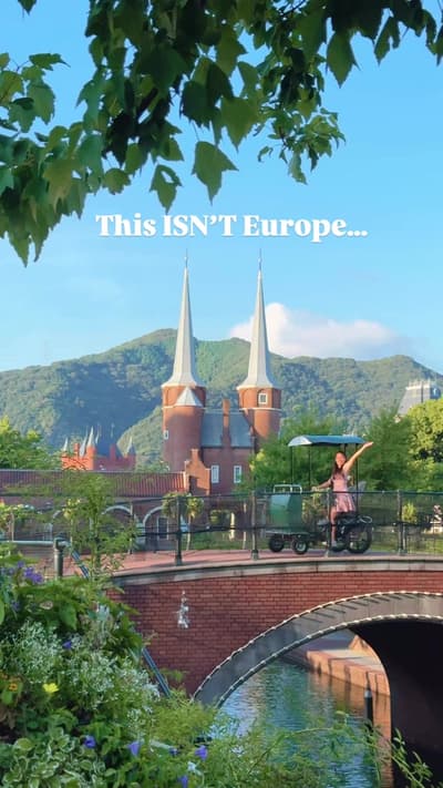 Can you believe this place is in Japan and it’s not Europe? 😮 Huis Ten Bosch is a Dutch-inspired th